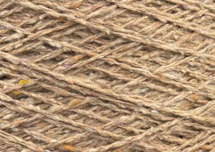 The Royal Collection Tweed Nm 2/6000 aus Kaschmir, Wolle und Seide col. Sand